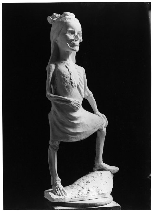 René Iché, Guernica, 1937. Plâtre. Montpellier, Musée Fabre. ©Fonds Marc Vaux / Centre Pompidou, Paris, 2022 ©Succession René Iché, Adagp, Paris, 2022
