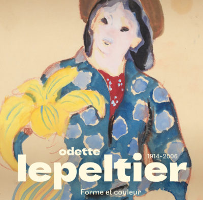 Affiche Exposition Odette Lepeltier, printemps 2023, Roubaix La Piscine