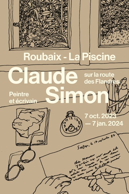 Affiche Claude Simon Automne 2023