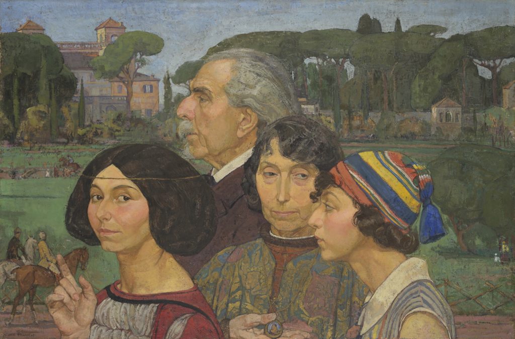 Odette Pauvert (1903-1966) Ma famille en Italie 1928 Huile sur toile 66,5 x 100 cm Collection particulière Photo : Alain Leprince