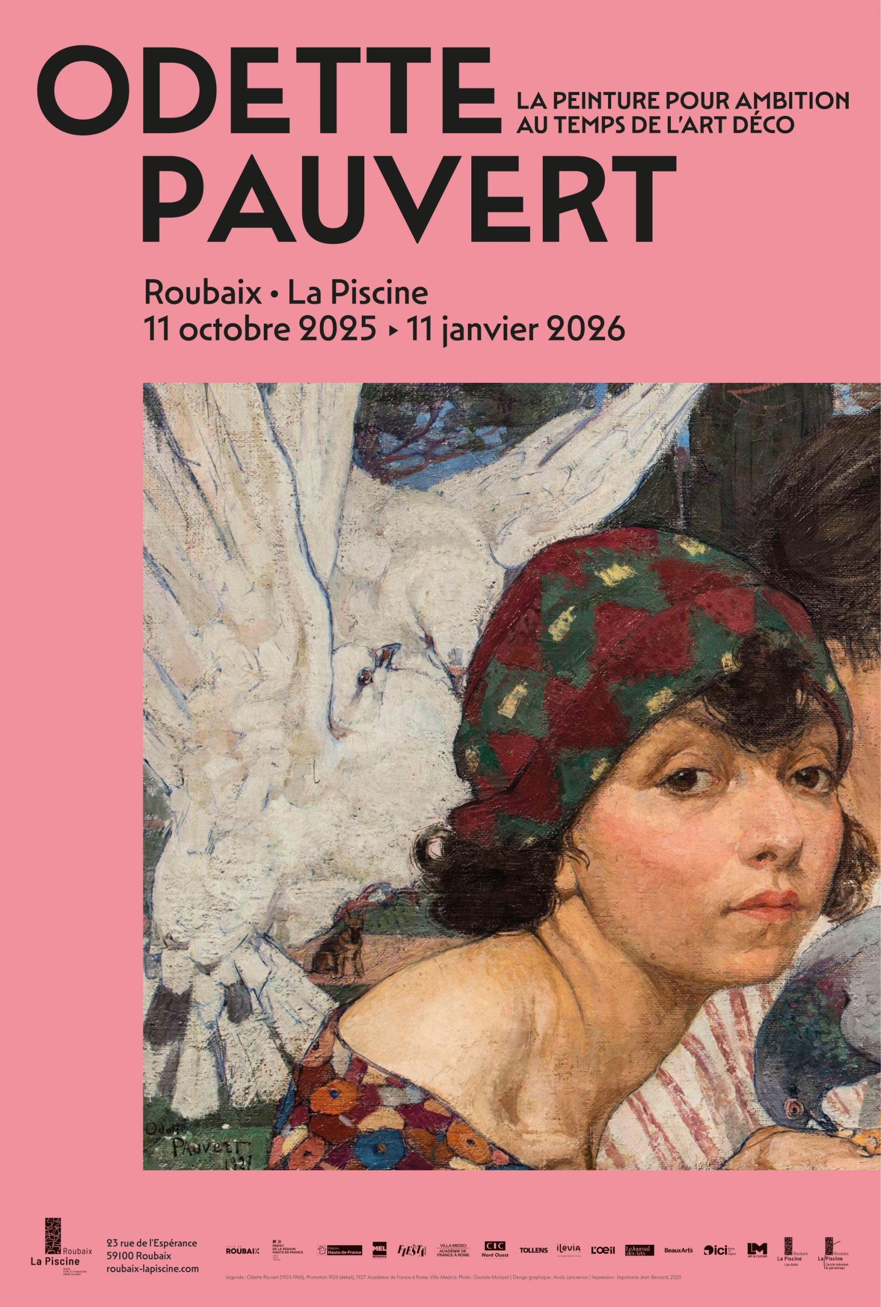 Affiche exposition Odette Pauvert